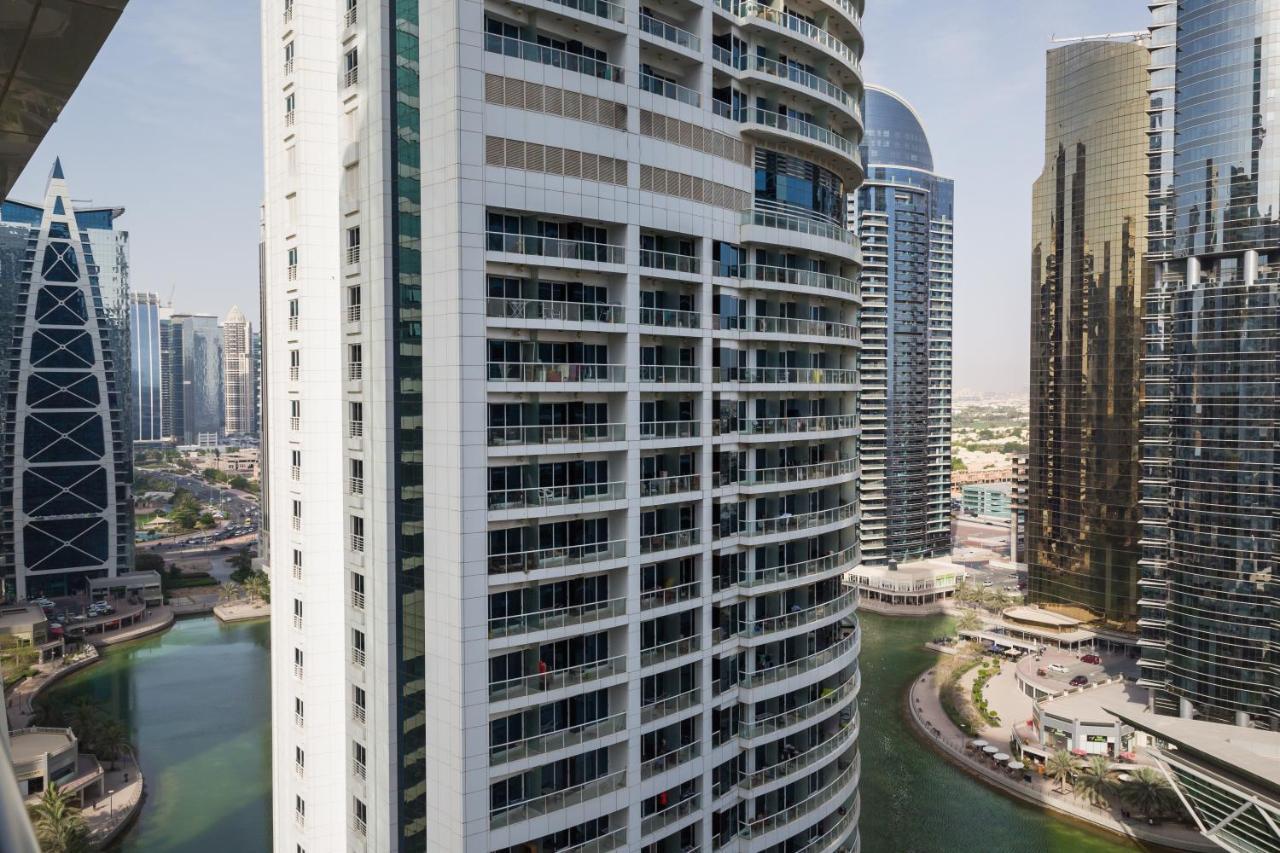 Ferienwohnung Higuests - Cozy Studio With Panoramic Views On The Lake Dubai Exterior foto
